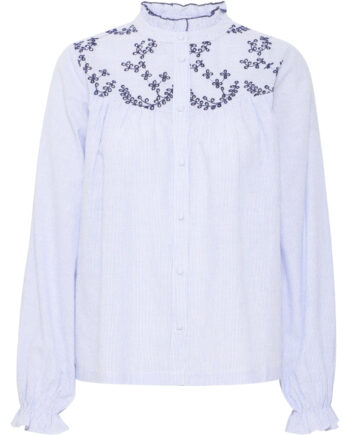 B.young Dame Bluse Byimogen - Silver Lake Blue Mix