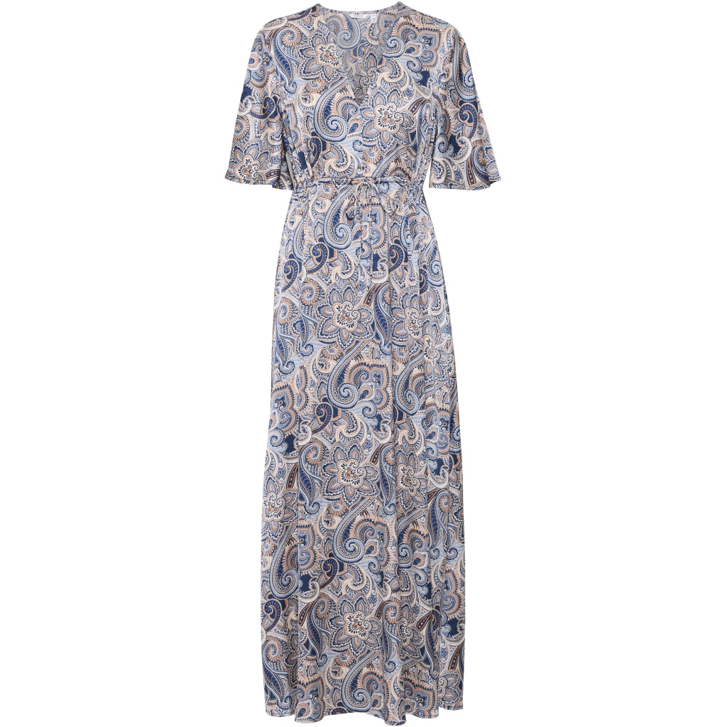 B.young Dame Kjole Byhilly - Blue Paisley Mix