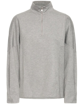 B.young Dame Sweatshirt Bypusti - Mid Grey Melange