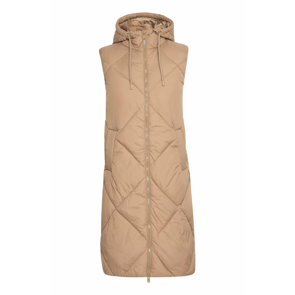 B.young Dame Vest Bybomina - Sepia Tint