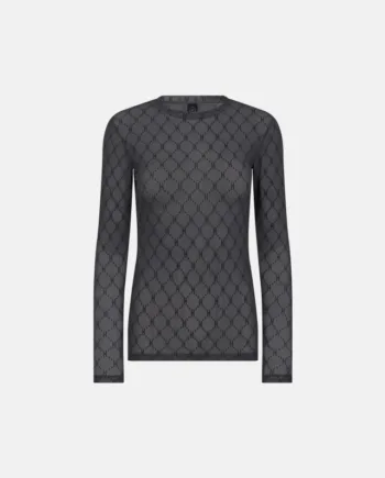 Bluse "mesh" | Grå