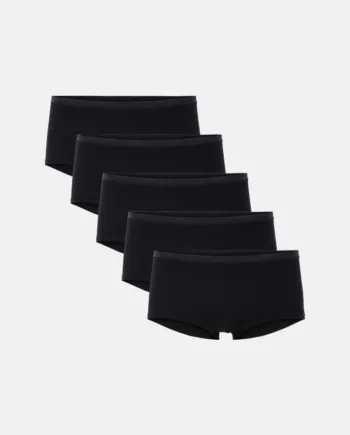 Hipster 5-pak  | Gots Bomuld | Sort