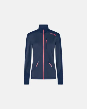 Jakke  Quot Zip Quot    100  Uld   Navy