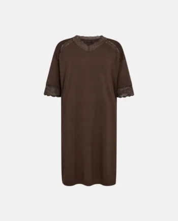 Kortærmet Natkjole M. Blonde | Bambusviskose | Brun