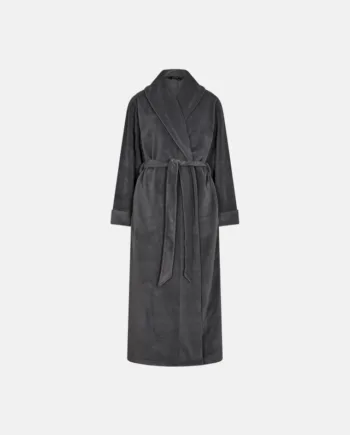 Lang Badekåbe | 100% Recycled Polyester | Grå