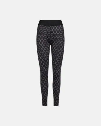 Leggings "logo" | Polyester | Sort