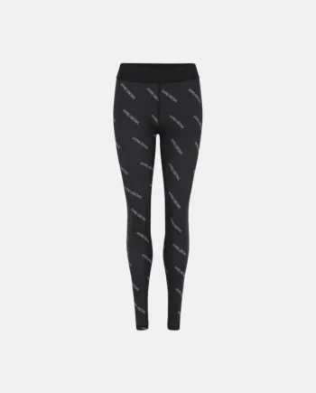 Leggings "logo" | Polyester | Sort M. Logo