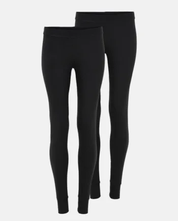 Leggings 2-pak | Bambusviskose | Sort
