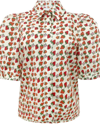Libertã Dame Bluse Flora - Strawberry