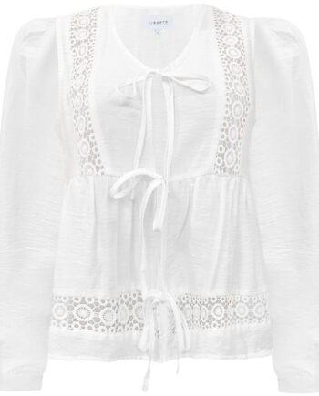 Libertã Dame Bluse Merle - White