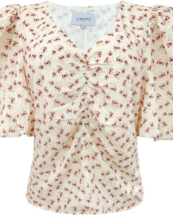 Libertã Dame Bluse Opal - Rosa Flowers