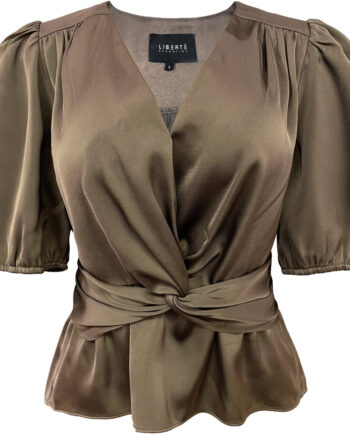 Libertã Dame Bluse Tiki - Brown
