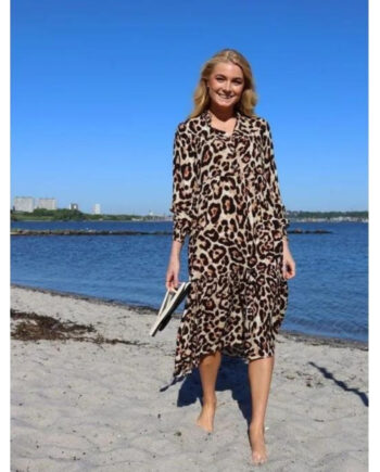 Liberté Dame Kjole Mag 22053 - Brown Leo