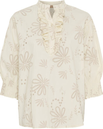 Marta Du Chateau Dame Bluse Mdclinda 6317e - Beige