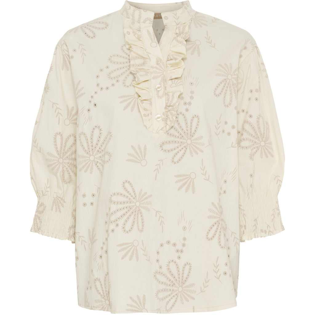 Marta Du Chateau Dame Bluse Mdclinda 6317e - Beige