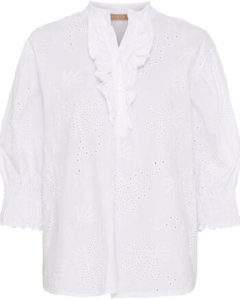 Marta Du Chateau Dame Bluse Mdclinda 6317e - White
