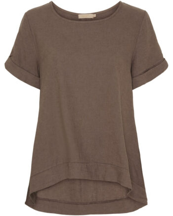 Marta Du Chateau Dame Bluse Mdcnatalie 83893 - Cold Brown