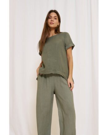 Marta Du Chateau Dame Bluse Mdcnatalie 83893 - Military2828