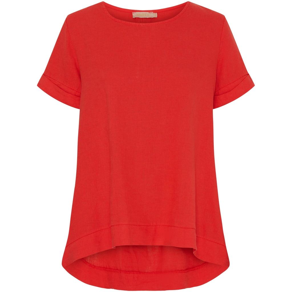 Marta Du Chateau Dame Bluse Mdcnatalie 83893 - Red