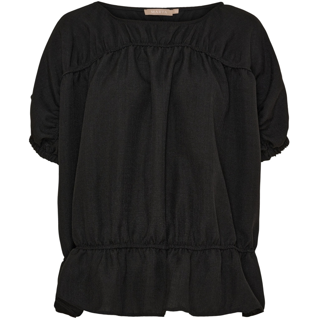 Marta Du Chateau Dame Bluse Mdcsaffron 258685 - Nero