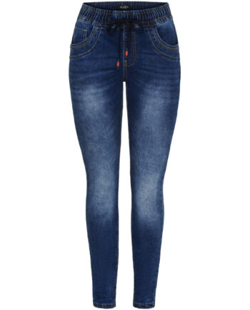 Marta Du Chateau Dame Bukser Mdcarcelia Mdc177-26174 - Dark Blue Denim