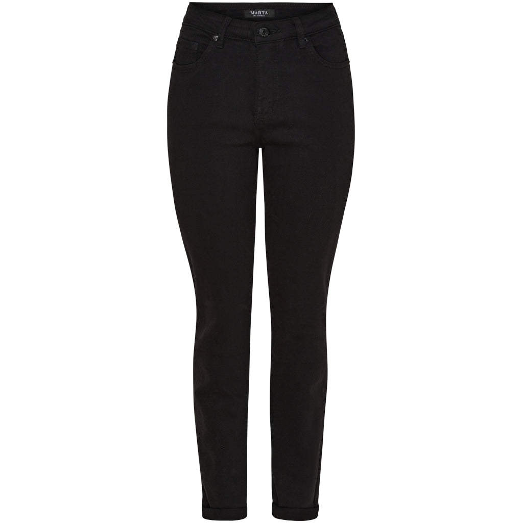 Marta Du Chateau Dame Bukser Mdcnat Mdc224-8714 - Black