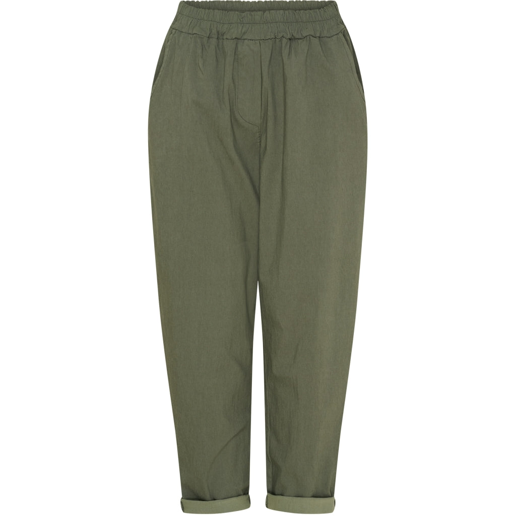 Marta Du Chateau Dame Bukser Mdcraffaella 8594 - Dark Khaki