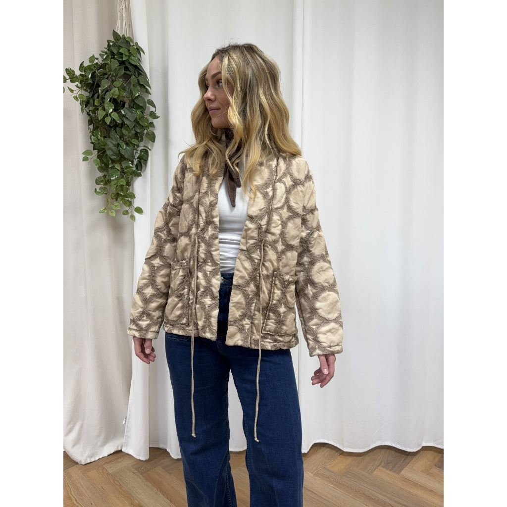 Marta Du Chateau Dame Jakke Mdcalison 85793 - Camel