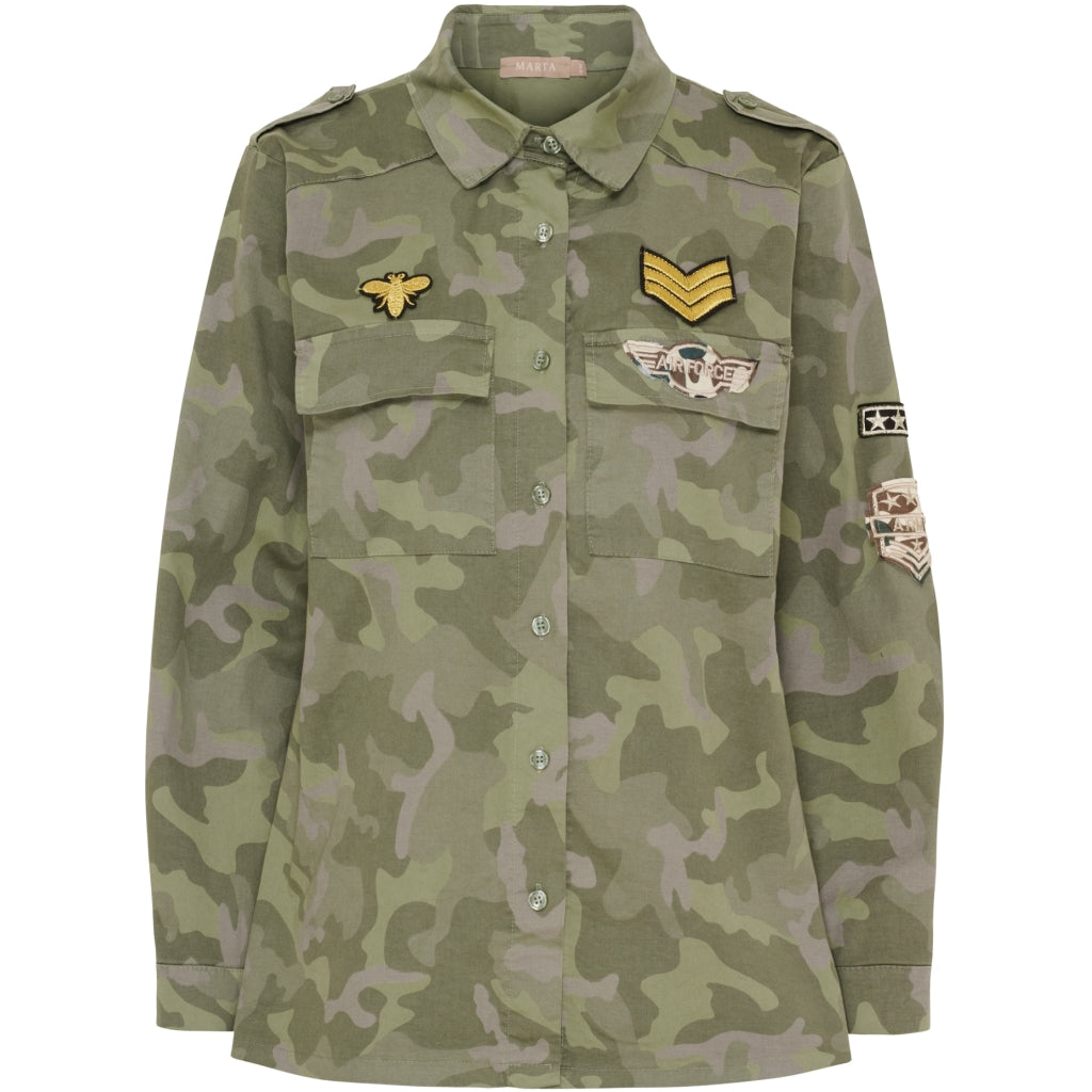 Marta Du Chateau Dame Jakke Mdcmillie 5083 - Camo