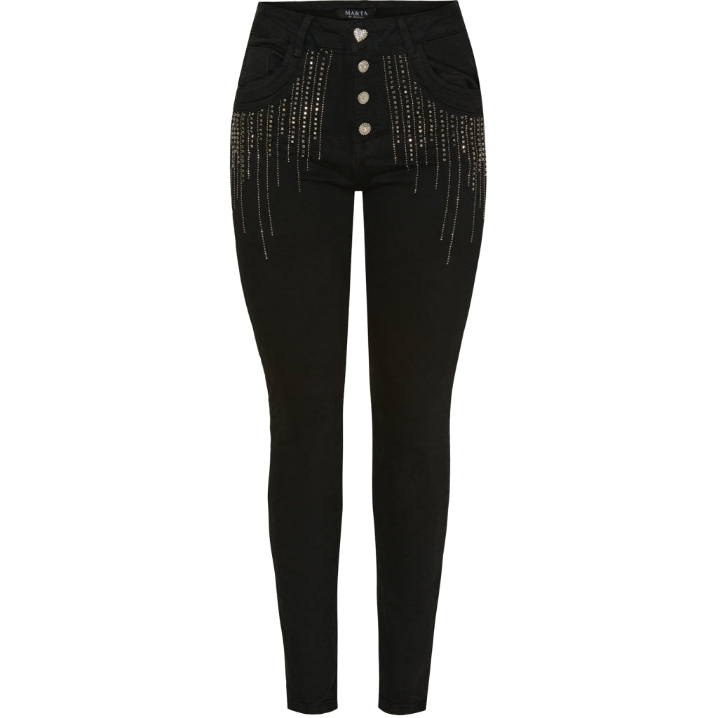 Marta Du Chateau Dame Jeans Emma 2680-1 - Denimblack