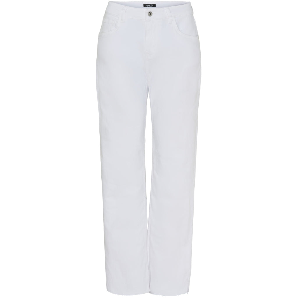 Marta Du Chateau Dame Jeans Mdcvanda - White