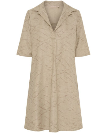 Marta Du Chateau Dame Kjole Mdcbernice 259350 - Camel Print