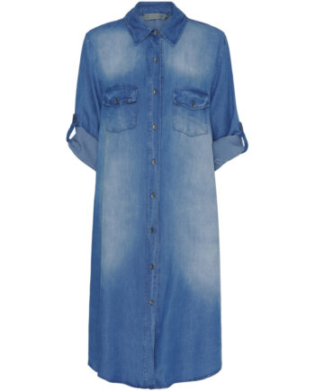 Marta Du Chateau Dame Kjole Mdcflorentina - Medium Blue