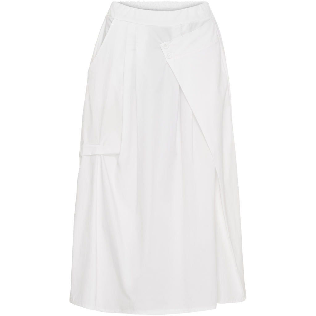 Marta Du Chateau Dame Nederdel Mdclinnea 257050 - Optical White