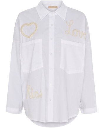 Marta Du Chateau Dame Skjorte Mdccarine 258035 - White