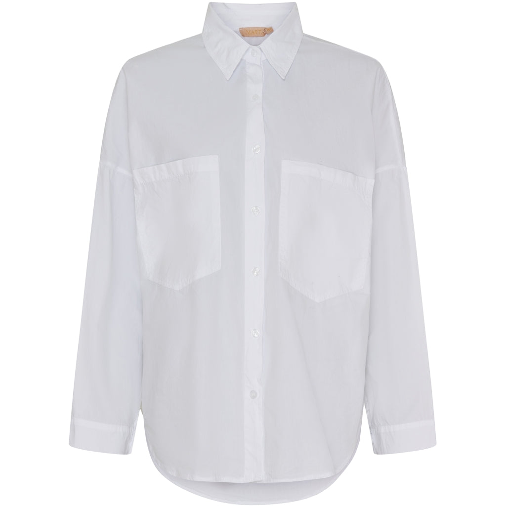 Marta Du Chateau Dame Skjorte Mdccecile 85530 - White