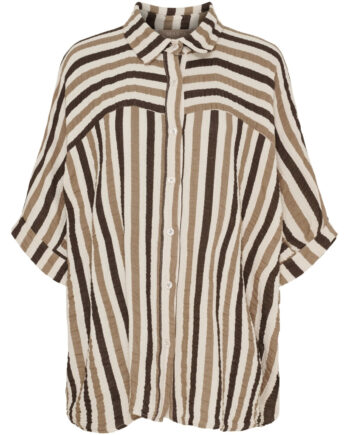 Marta Du Chateau Dame Skjorte Mdcmossie 7487c - Camel/brown
