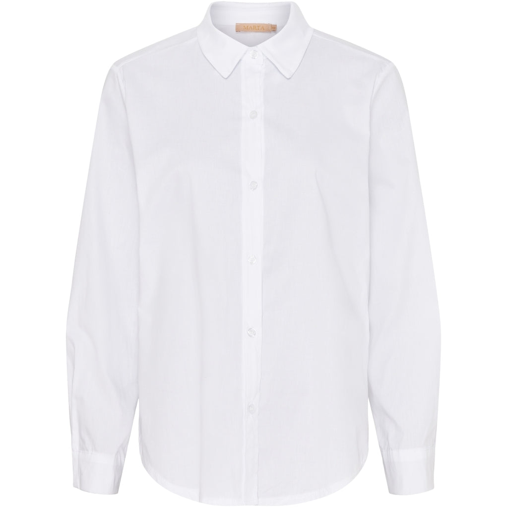 Marta Du Chateau Dame Skjorte Mdcnicoline 85700 - White