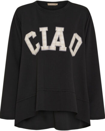 Marta Du Chateau Dame Sweatshirt Mdccharline 85783 - Black-