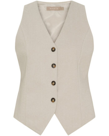 Marta Du Chateau Dame Vest Mdcrainey 248469 - Beige1