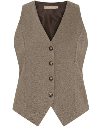 Marta Du Chateau Dame Vest Mdcrainey 248469 - Brown4