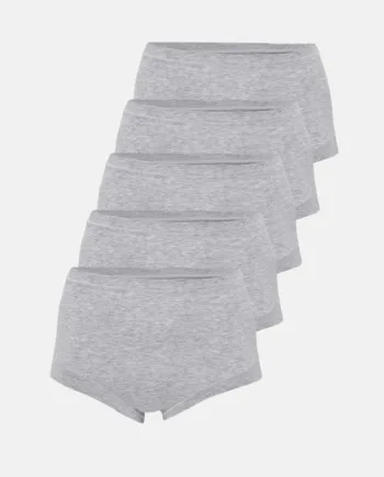 Maxi Brief 5-pak | Bambusviskose | Grå Melange