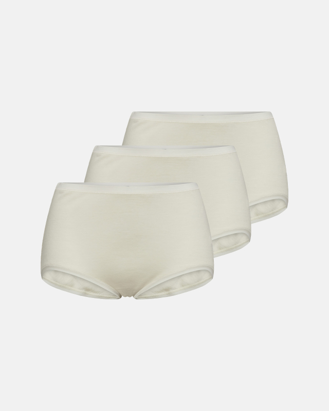 Maxi Brief 3-pak | 100% Uld | Ivory