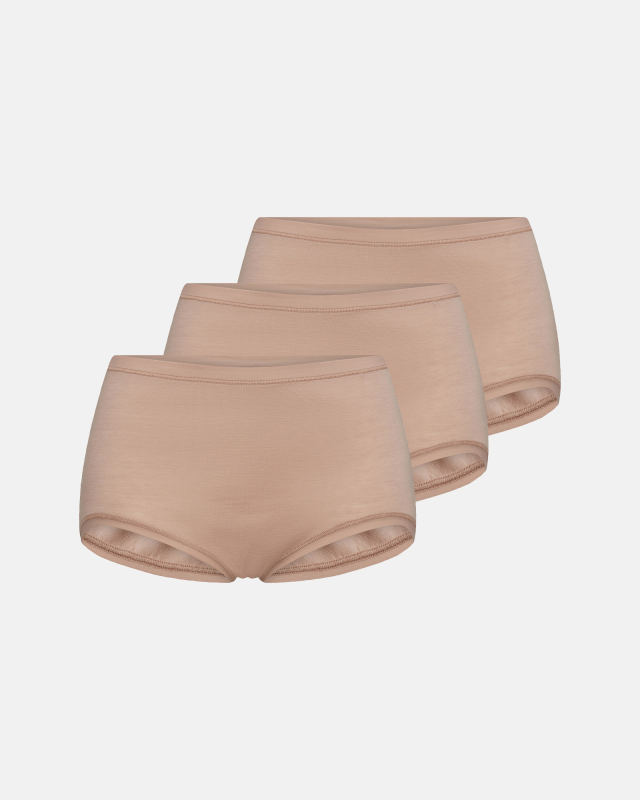 Maxi Brief 3-pak | 100% Uld | Nude