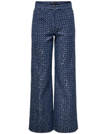 Only Dame Bukser Onlevita - Dark Blue Denim