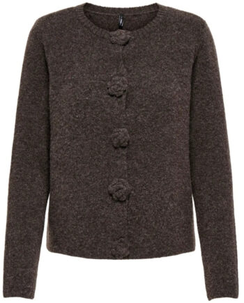 Only Dame Cardigan Onlgry - Black Coffee