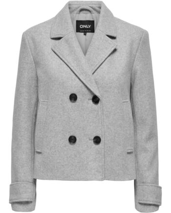 Only Dame Jakke Onlfreja - Light Grey Melange Melange