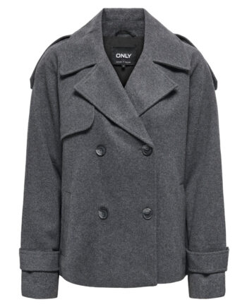 Only Dame Jakke Onlmaisy - Dark Grey Melange Black Lining