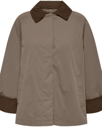 Only Dame Jakke Onlorchid - Walnut Chocolate Brown