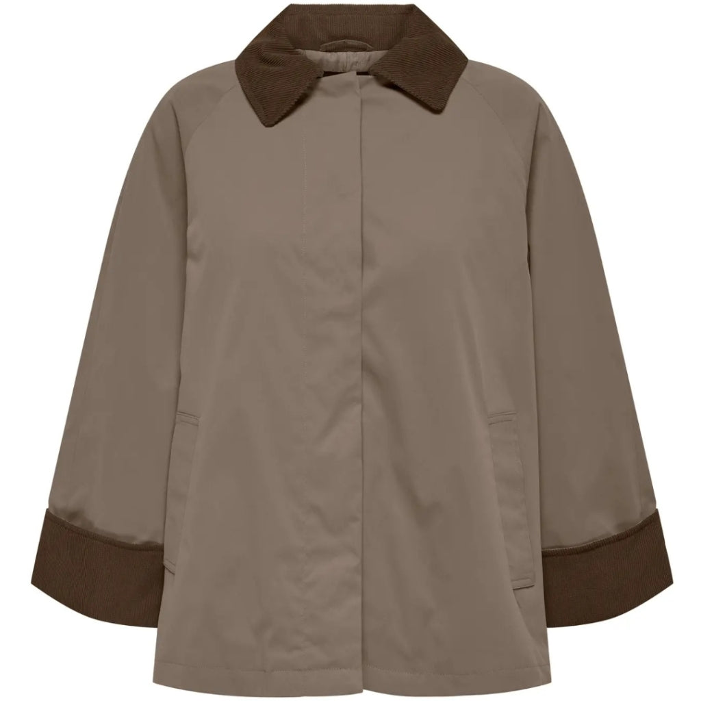 Only Dame Jakke Onlorchid - Walnut Chocolate Brown